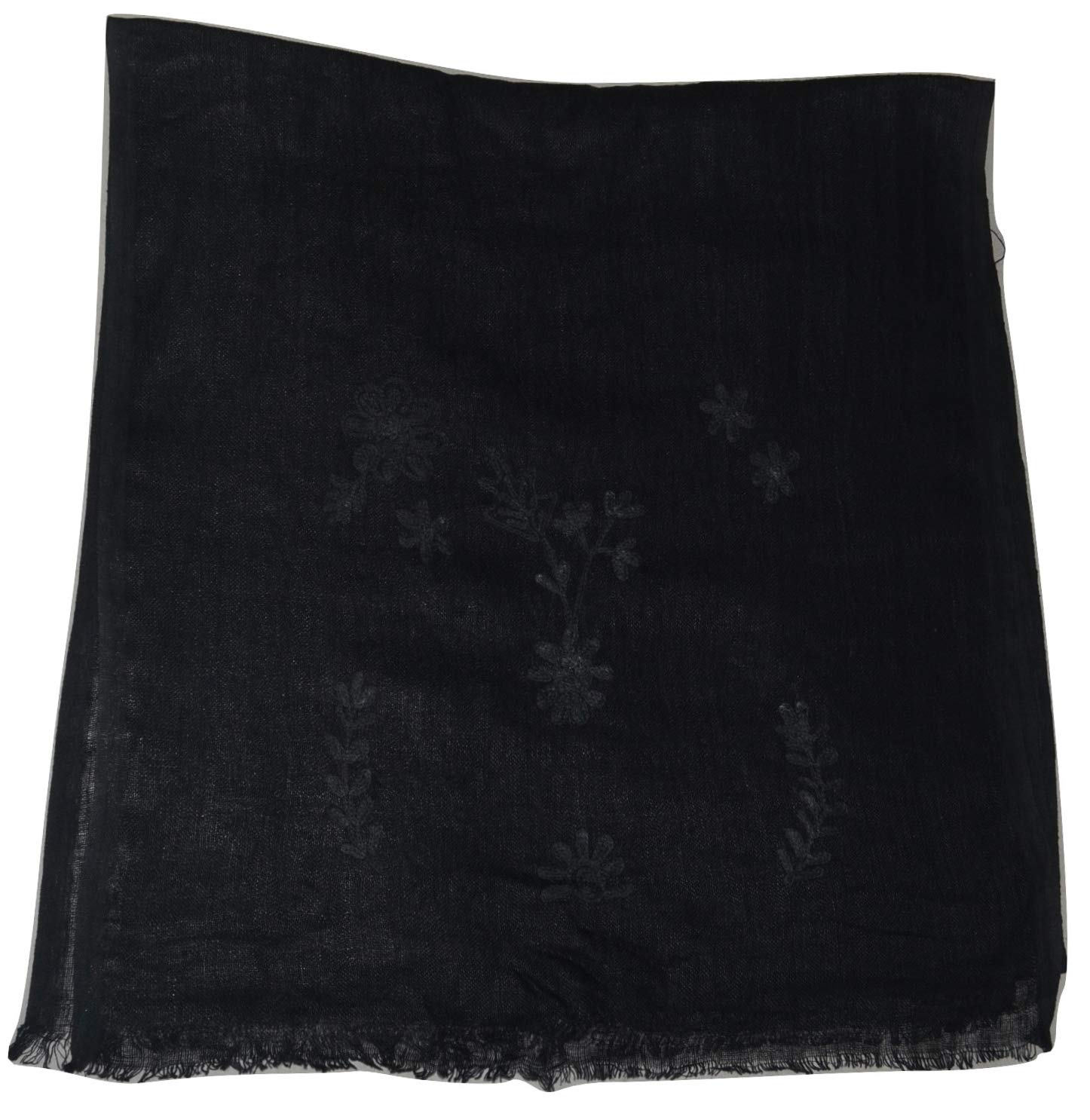 100% Pure Flax Linen, Kantha Hand Embroidered Gauze Scarf. 100% Pure Flax Linen, Kantha Hand Embroidered Gauze Scarf.