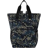 senya Diaper Bag Backpack, Sun Moon Boho Cosmos Astrology Multifunction Travel Bag for Moms Dads