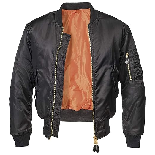 Brandit Herren MA-1 Jacke, Bomberjacke Fliegerjacke Blouson
