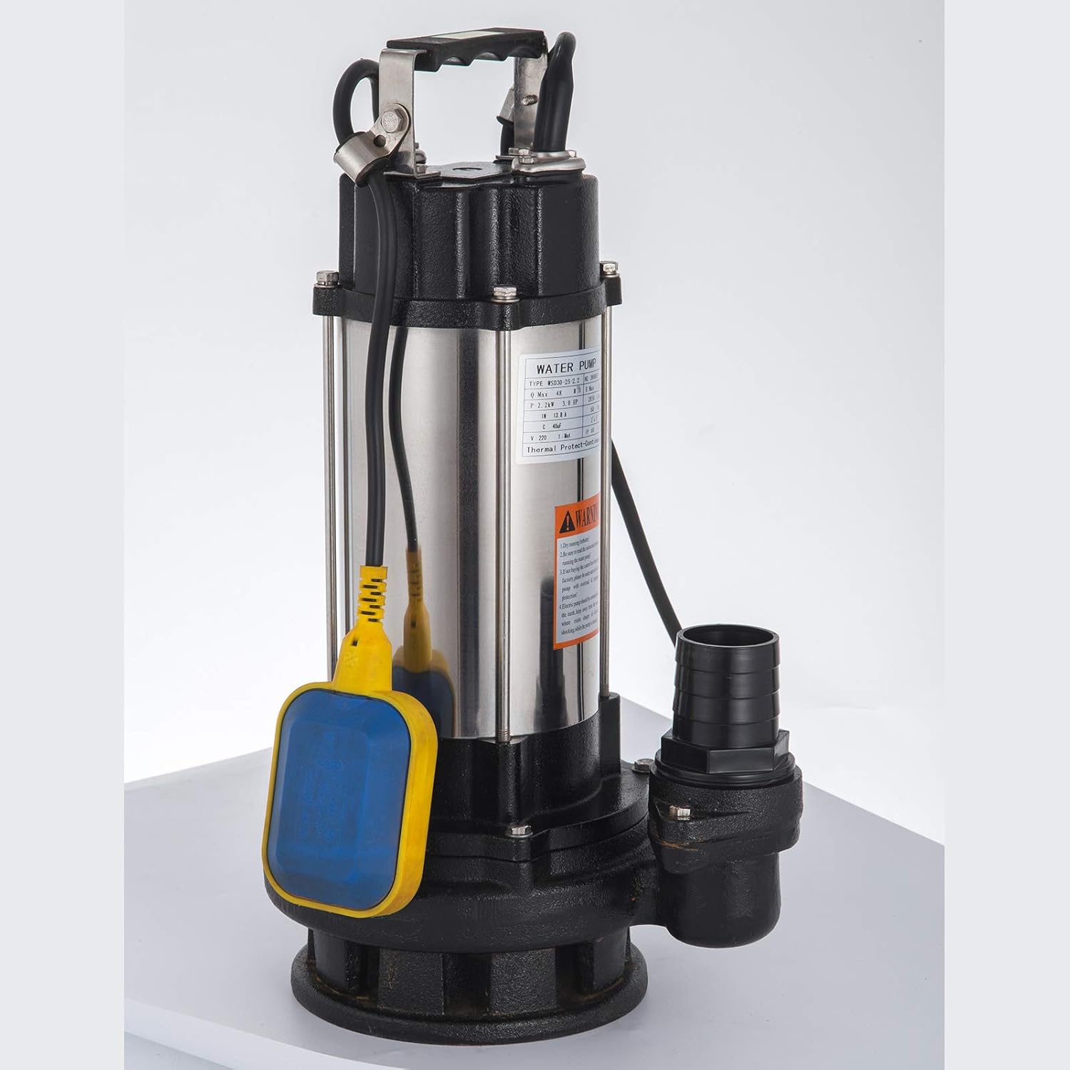 Techlifer Submersible Water Pump 2.2KW Submersible Sewage Pump