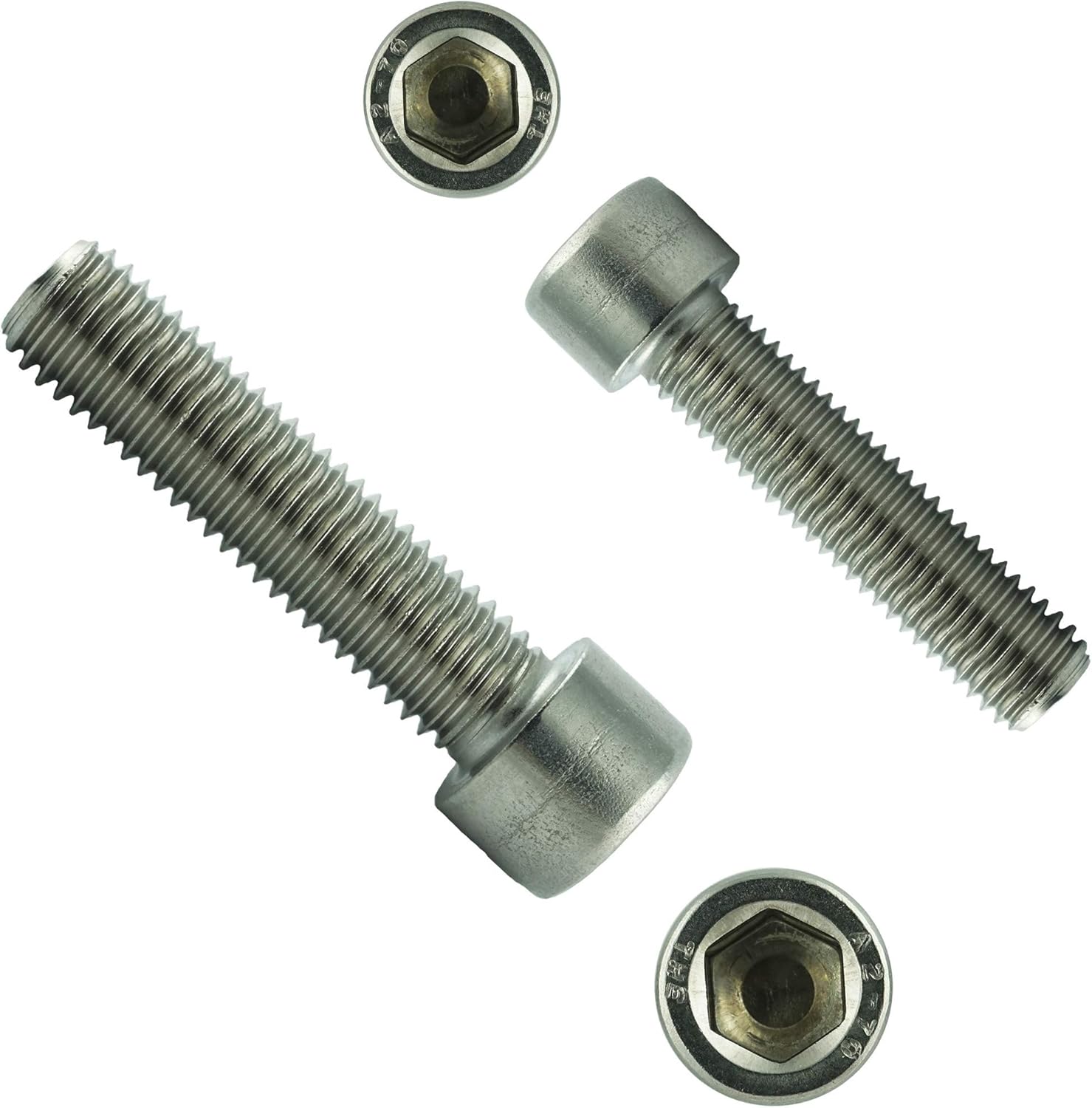 M6x16mm Madenschrauben Edelstahl A2 - 100 Stück DIN 914 Gewindestifte Mit Innensechskant