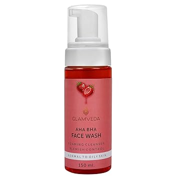 aha bha foaming cleanser derma