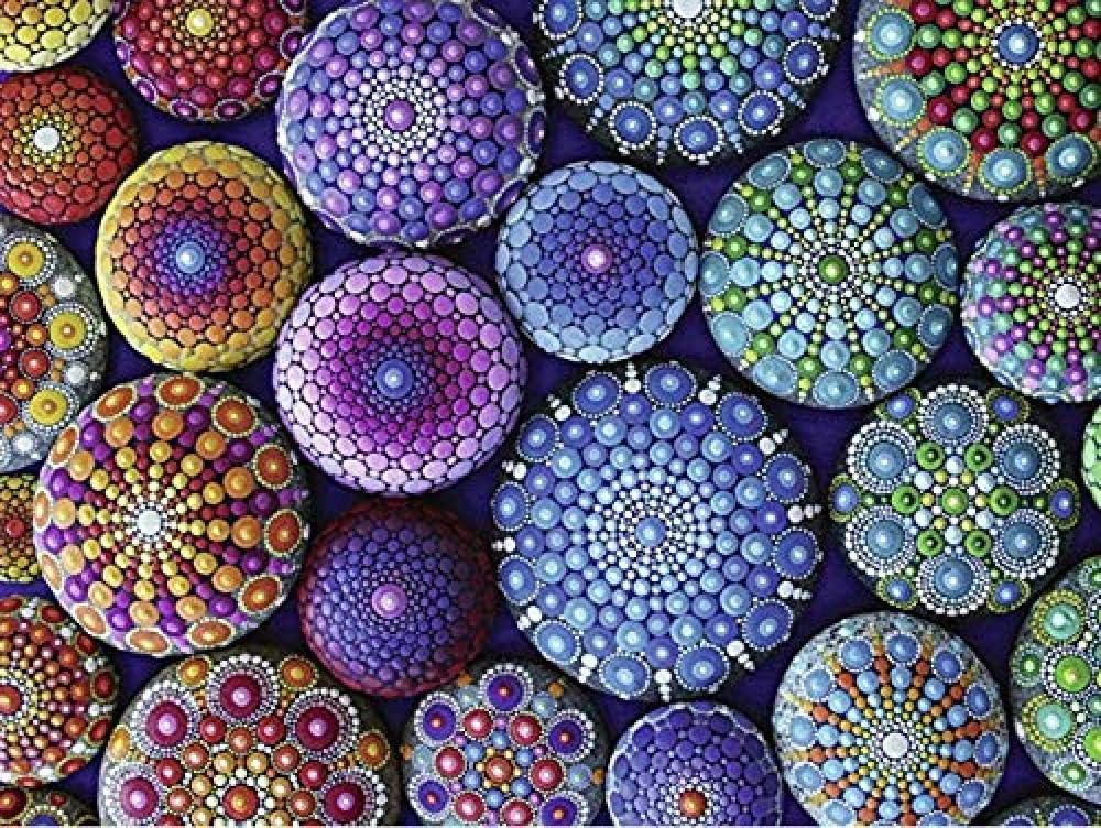 1000 Pieces Wooden Jigsaw Puzzle for Adult & Kids – Abstract Diamond