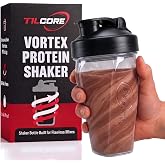 Tilcore Vortex Protein Shaker Bottle 24 oz/700ml - Premium BPA-Free Pre-Workout Shaker Cup for Protein Shakes &amp; Smoothies, Leak-Proof &amp; Durable Bottle-Shakers for Active Lifestyles