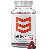 MTN OPS Vitamin D3 + K2 Gummies with MK7, Strawberry