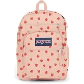 JANSPORT BIG STUDENT Large Backpack, 15 inch laptop compartment, Strawb Shower, One Size, Big Student
