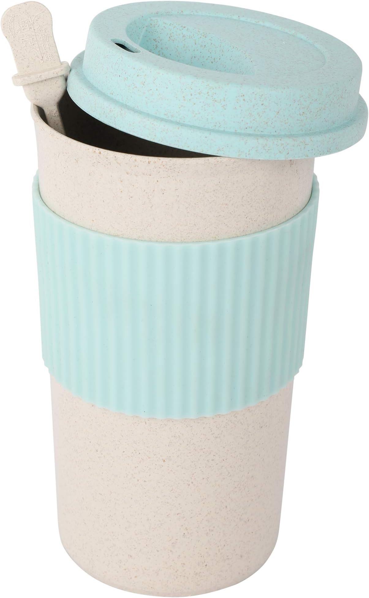 DAISYLIFE Bamboo Coffee Mug - Brown, 450 ml