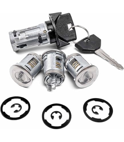 Amazon.com: 8122874K3 Door Lock Cylinder with Keys : Automotive