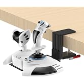Flight Sim Game Joystick Desk Mount,Hotas Mount - Compatible with Thrustmaster T. Flight Hotas One/4/X,Sol-R2/Sol-R1,SimTask Farmstick,WINWING URSA MINOR Series,G Extreme 3D Pro,Turtle Beach VelocityOne Flightstick and PXN 2113 PRO