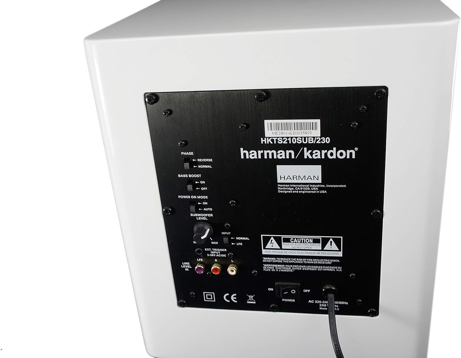 harman kardon subwoofer hkts 210