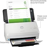 HP Scanjet Pro 2000 s2 Sheet-Feed Scanner 35ppm 50-page ADF Light Grey 6FW06A view 4