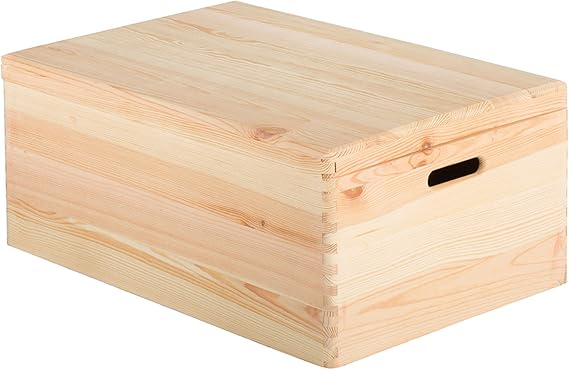 ASTIGARRAGA KIT LINE Caja de Madera con Tapa 60x40x23: Amazon.es: Hogar