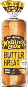 Nature's Own Butterbread, Non-GMO Bread, Sandwich Bread, 20 oz Loaf