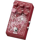 Klowra Vein Polyphonic Pitch Shifter Guitar Pedal - 17 Pitch Intervals | Instant Drop Tuning Effects for Electric Guitar and Bass - 8ms Latency Tracking for Live Gig and Studio Recording