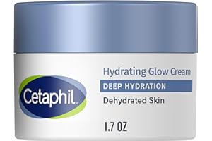 Cetaphil Deep Hydration Healthy Glow Daily Face Cream, 1.7 oz, 48 Hour Dry Skin Face Moisturizer for Sensitive Skin, With Hyaluronic Acid, Vitamin E & Vitamin B5