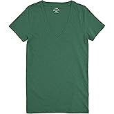 J.Crew Mercantile Women's Short Sleeve Vintage-Cotton V-Neck Tee