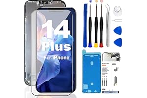LMQ for iPhone 14 Plus Screen Replacement Kit 6.7inch ，Full HD LCD Display 3D Touch Digitizer Assembly with Repair Tools ，for iPhone 14 Plus Screen Replacement (A2632, A2885, A2888, A2887, A2886) 6.7inch