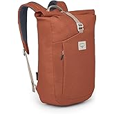 Osprey Arcane Roll Top Commuter Backpack, Porcelain Orange Heather