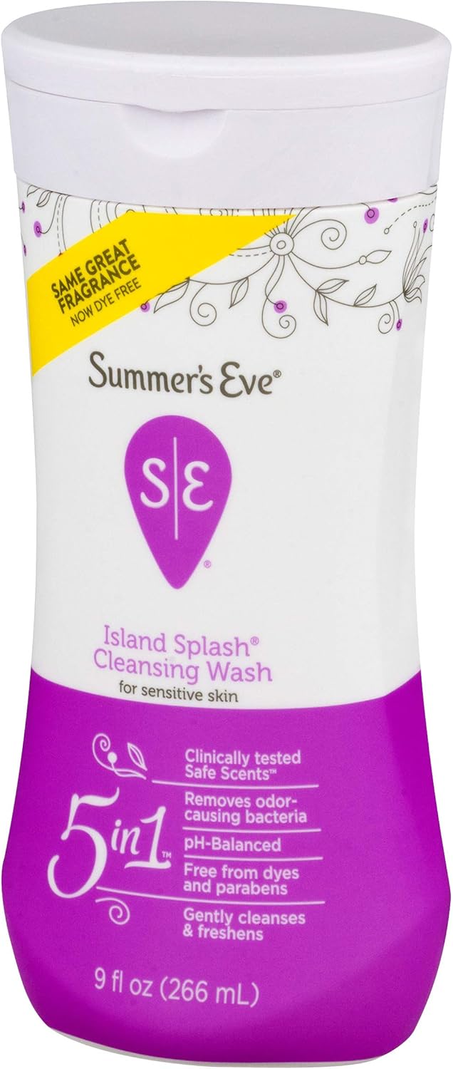 Summer's Eve Cleansing Wash | Morning Paradise | 9 Ounce | Pack of 1 | pH-Balanced, Dermatologist & Gynecologist Tested : Bath And Shower Gels : Beauty