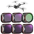NEEWER Snap On ND&CPL Filter Set Compatible with DJI Mini 4 Pro, 6 Pack CPL Filter and Neutral Density Filters ND8 ND16 ND32 ND64 ND128 with Ultra Slim Frame Double Sided Coated HD Glass