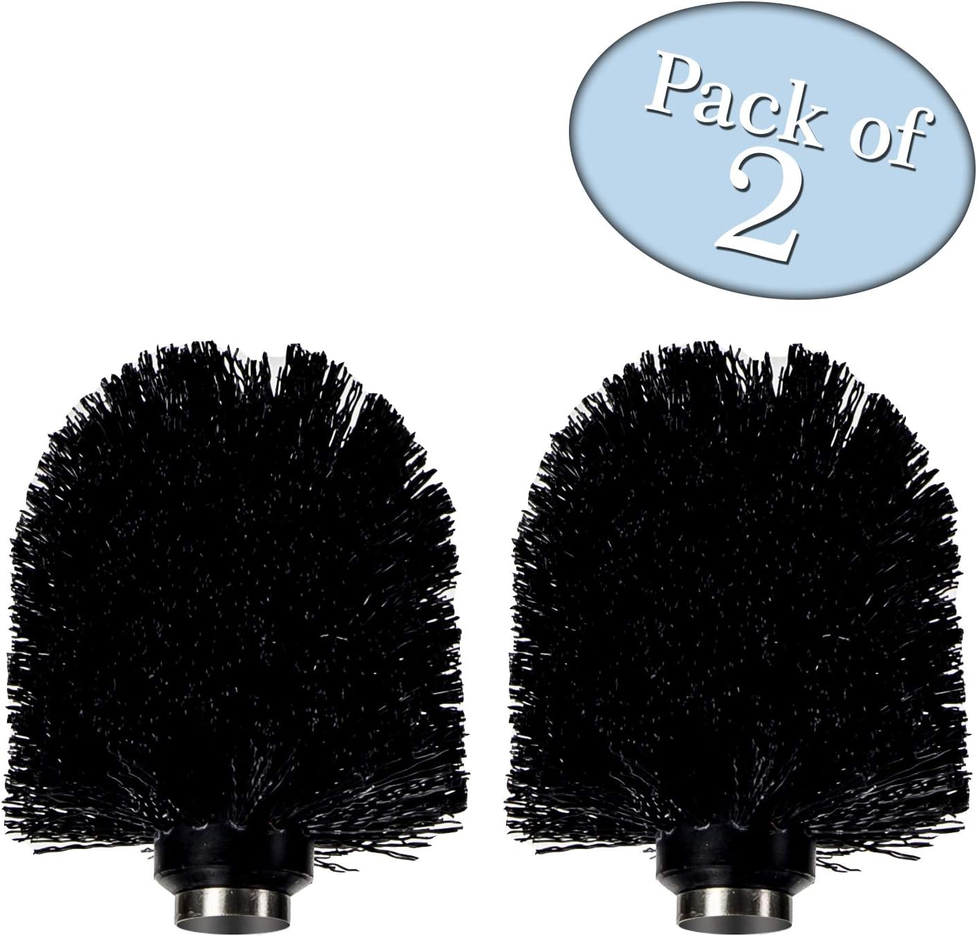 Chrome Style Replacement Toilet Brush Head for Stainless Steel Toilet