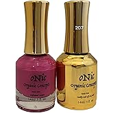 Onic Gel Polish Duo-207 Sandals-Mulberry shade It comes w/a LED Gel Polish & an Air Dry Nail Lacquer Matching Duo Set. Toxic Free & Healthy Products