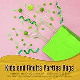 Thepaperbagstore 5 Light Green Small Paper Party Bags with Handles 18x22x8cm view 9