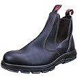 Red Back Boots USBOK Dark Brown Steel Toe Size