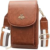 LITOON CrossBody Bags with Touchscreen Cell Phone Purse Window Zipper Pocket,RFID Blocking Card Holder iPhone bag for Women