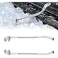 KEMIMOTO Snowmobile Ice Scratcher Kit 2Pcs Compatible with Polaris Arctic Cat Ski-doo Reverse and Non-Reverse Gear Equipped Universal Snowmobiles Scratchers with Claw Replacement Accessories 1 Set