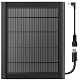 8W Solar Panel Charger for Camera, 9.8inch Camcorder Solar Panel with 10FT USB C Cable for Outdoor Cam Plus, Stick Up Cam/Pro, Spotlight Camera Plus/Pro Battery (8W-1Pack)
