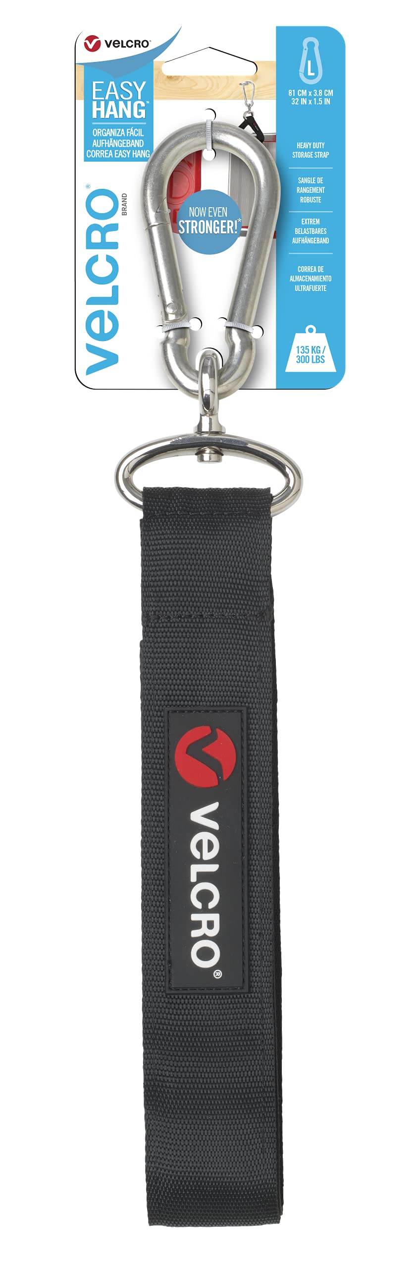 Velcro Easy Hang Strap 38MM X 81CM Black
