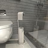 Topsky Free Standing Toilet Paper Holder Stand Stainless Steel Silver 4 Jumbo view 7