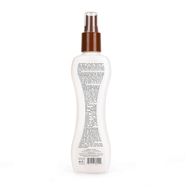 BIOSILK FOR DOGS SILK THERAPY SHAMPOO WITH ORGANIC COCONUT OIL | COCONUT DOG SHAMPOO WATERLESS SHAMPOO | DRY DOG SHAMPOO FROM SILK THERAPY FOR FRESH DOG COATS,BEIGE