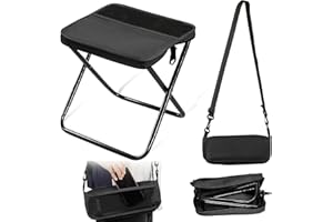 Folding Stool, Portable Camping Stool Foldable Lightweight Camping Stool Mini Outdoor Folding Lazy Chair Collapsible Stool fo