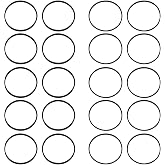 OXCANO 10PCS 693981 &amp;10 PCS 799871 Float Bowl Gasket for Lawn Mower | Compatible with Briggs &amp; Stratton, 91400 15Z100 129H00 12A100 12D100 12B400 12C700 9A400 9K400 Series Engine, Outboard Motor
