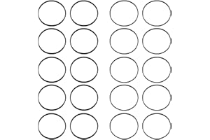 OXCANO 10PCS 693981 &10 PCS 799871 Float Bowl Gasket Compatible with Briggs & Stratton, 91400 15Z100 129H00 12A100 12D100 12B400 12C700 9A400 9K400 Series Engine, Lawn Mower, Outboard Motor