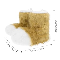 HAOAN Plush Faux Fur Bunny Costume Rabbit Masks Paw