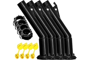 MR. YELLOW CAP Mr Yellow Cap Gas Can Spout Replacement Old Style For 𝐁𝐥𝐢𝐭𝐳 𝐂𝐨𝐧𝐭𝐚𝐢𝐧𝐞𝐫𝐬 𝐎𝐍𝐋𝐘 - 4 Can Nozzle Replacement, 4 Rings & 4 Gas Can Vents, Fuel Can Spout Replacement, Gas Tank Nozzle