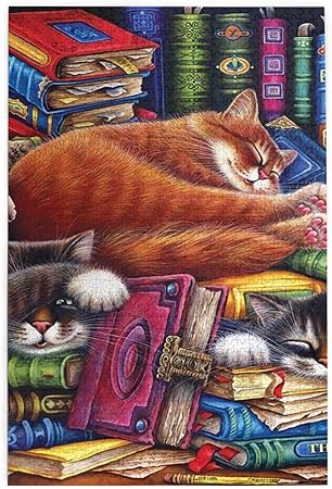 Amazon.com: The Cats of Charles Wysocki 1000 Piece Jigsaw Puzzles for