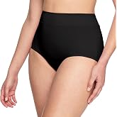 Warner's Women's No Pinching No Problems Hi Cut Brief Panty