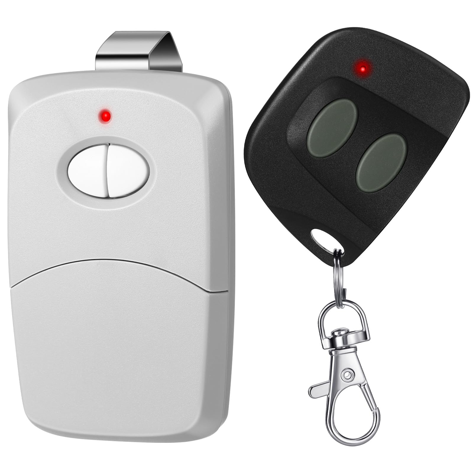 Photo 1 of Kingdder 2 Pcs Two Button Garage Door Remote Compatible with Linear Multicode 10 Dip Switch 3089 3060 3070 3083 300mhz Gate Opener Garage Door Remote Replacement, 2 Styles