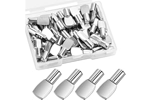 DORBETAR 50 Pack Shelf pegs, 5mm Shelf pins, Cabinet Shelf pegs, Shelf pegs for Shelves, Shelf Support pegs, Shelf pegs for Shelves, Shelf pins for Wood Shelving