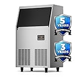 Commercial Ice Maker Machine, Coolski 200LBS/24H