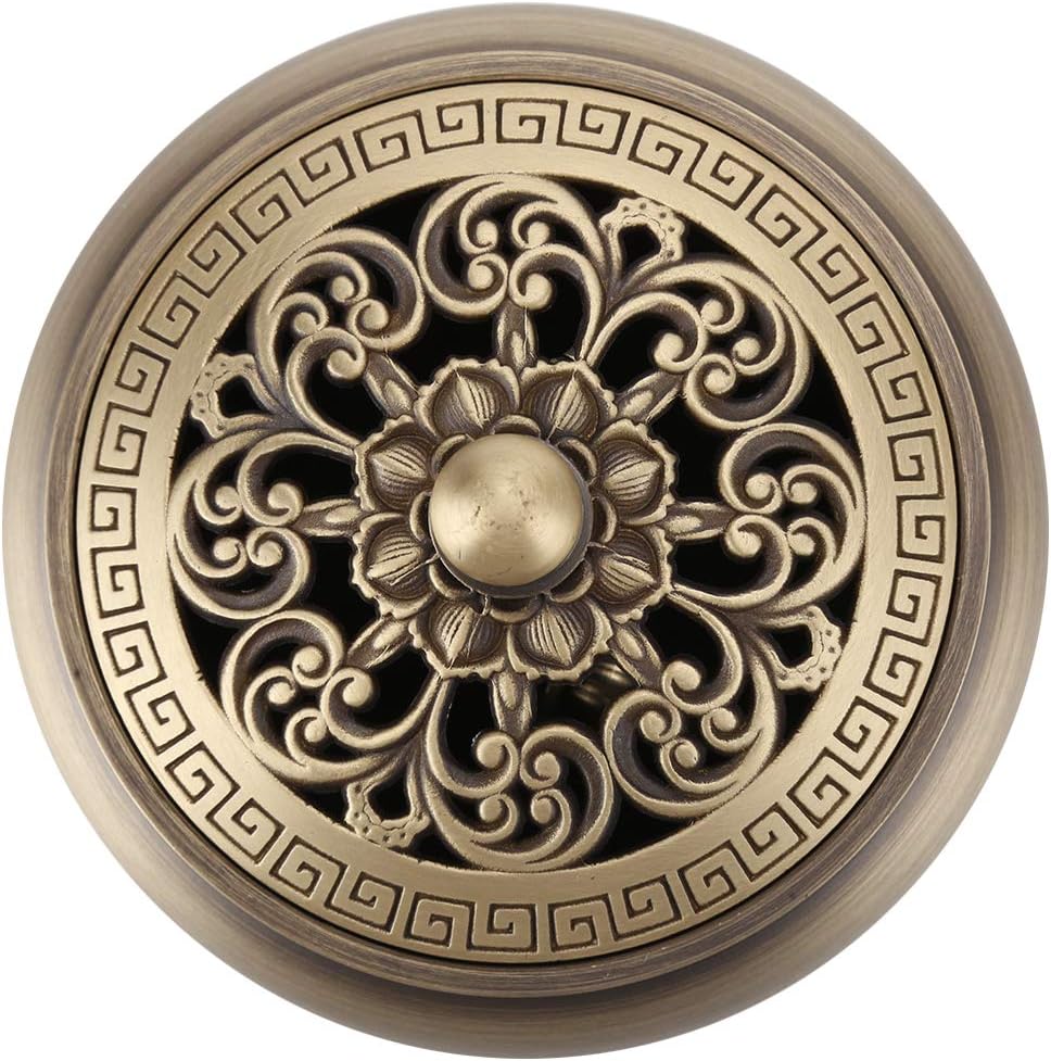 PasamerExquisite Workmanship Incense Burner, Not Fade Rust‑Proof Corrosion‑Resistant Copper Incense Burner, Office for Home