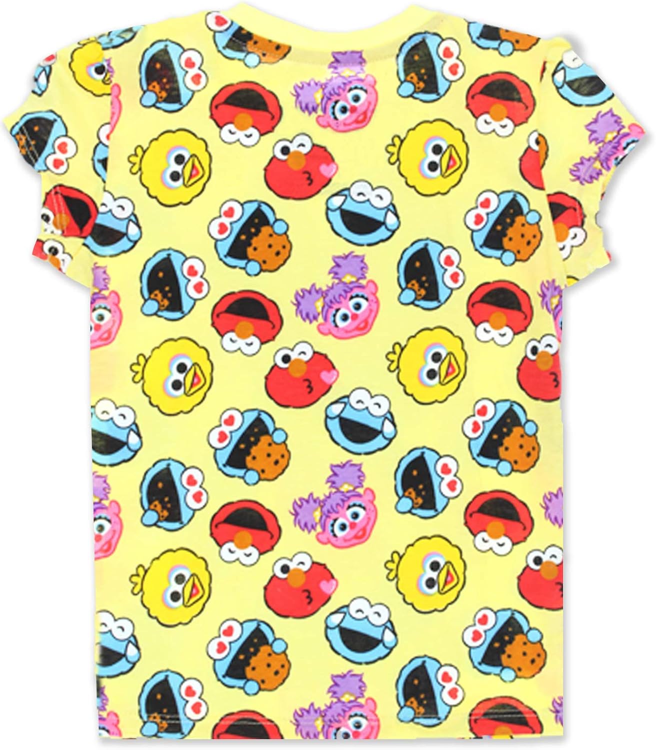 Sesame Street Elmo Girls Short Sleeve Tee (Baby/Toddler): Clothing