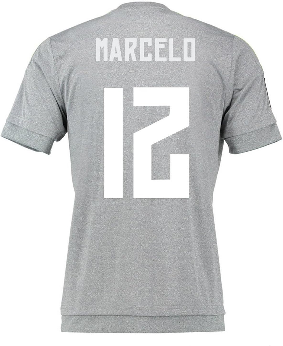 Amazon Co Jp Adidas Marcelo 12 Real Madrid Away Soccer Jersey 15 Youth サッカーユニフォーム レアル マドリード アウェイ用 マルセロ 背番号12 15 ジュニア向け スポーツ アウトドア
