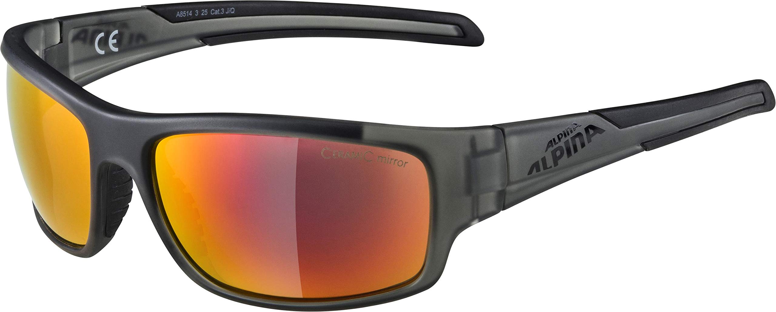 ALPINA Unisex - Adult, TESTIDO sports glasses, anthracite-black matt, One Size — image 1
