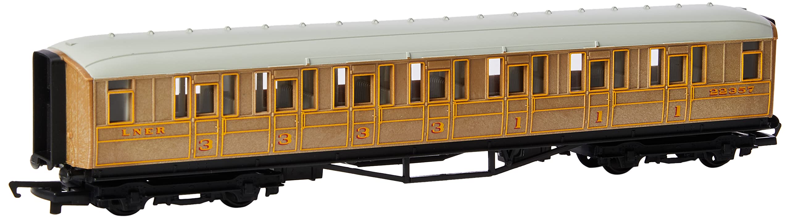 Hornby R4332 RailRoad LNER Teak 00 Gauge Coach, Brown