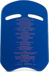 Speedo Unisex Kickboard Comfortable Waterproof Design Fluro Tangerine Blue Flame view 2